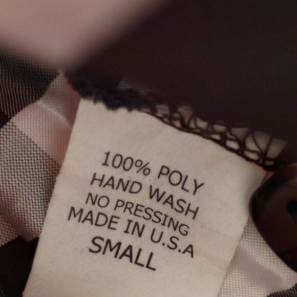 Black & White Gingham Tailored Designer Button Up Blouse Beluva by Firuze USA - Picture 3 of 6